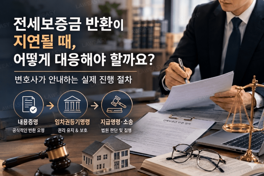 전세보증금 반환 지연 시 진행 절차