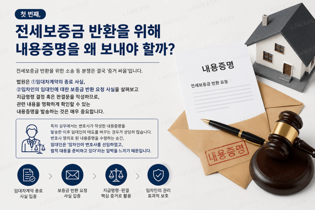 내용증명을 발송해야하는 이유